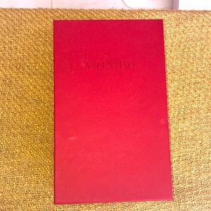 Valentino red shoe box